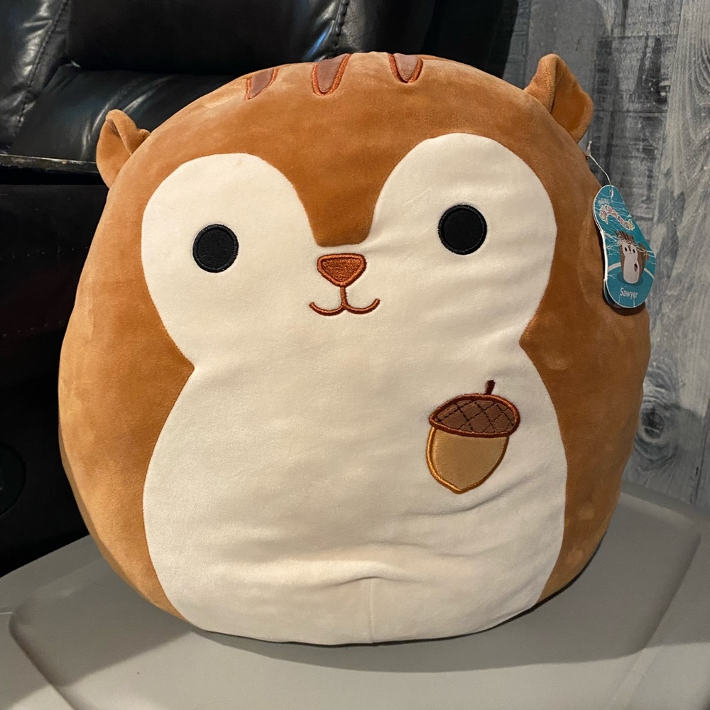 Squishmallows Sawyer Chipmunk Plush - Brown and Cream